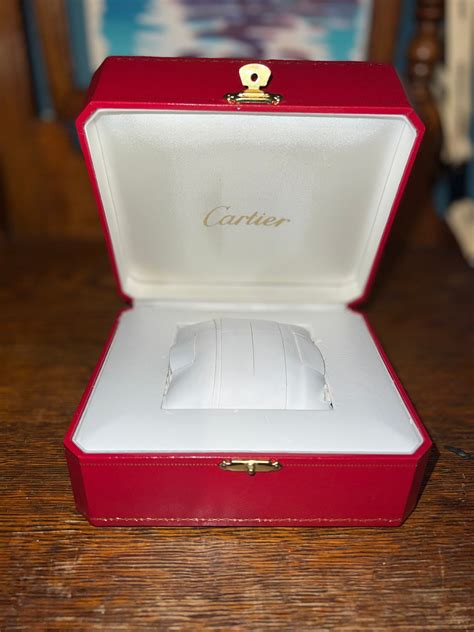 buy cartier watch box set|vintage cartier ring box.